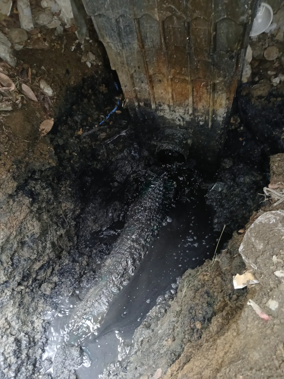 용산구 이촌동 배관공사 현장